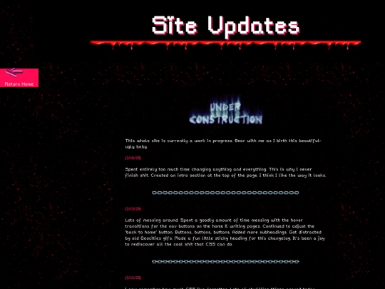 updates screenshot