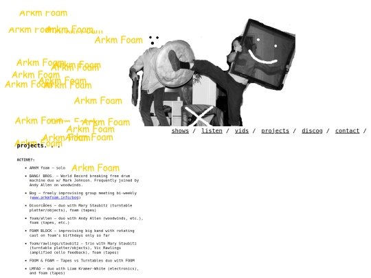 projects screenshot