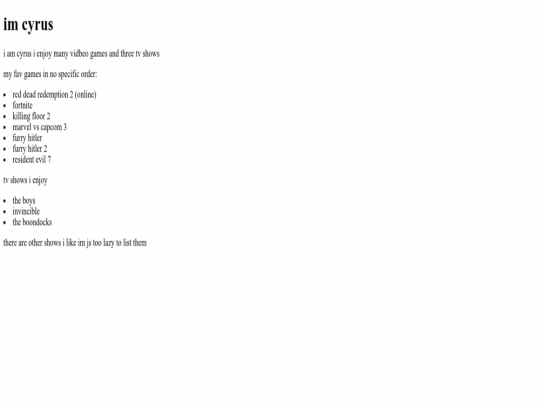 index screenshot