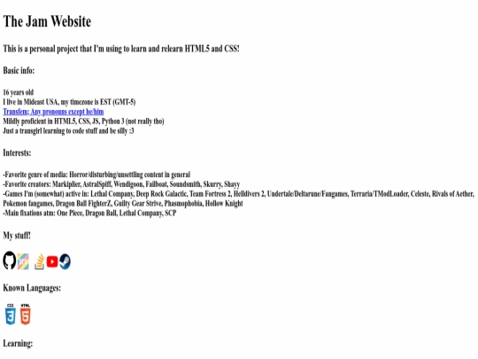 index screenshot