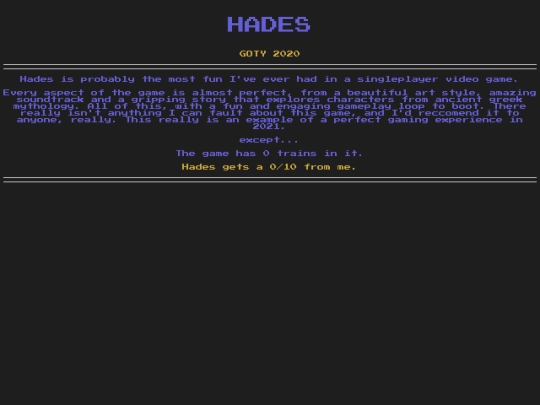 Gamerzone/Reviews/3Hades screenshot