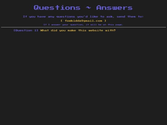 questionanswer screenshot