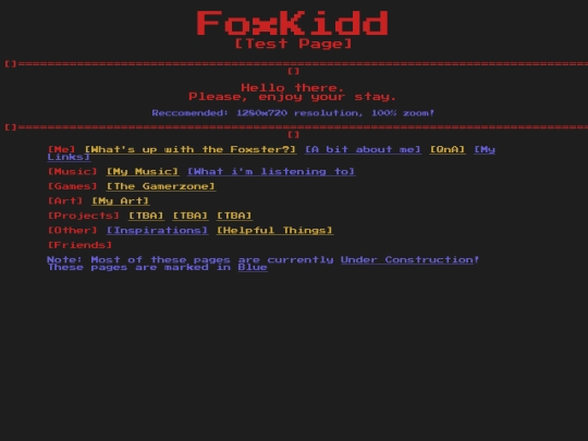 testindex screenshot