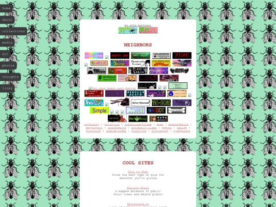 links screenshot