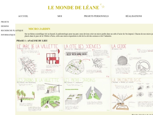 projets screenshot