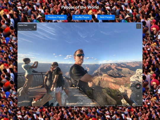 StreetView/worldPeople screenshot