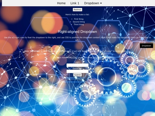 test screenshot