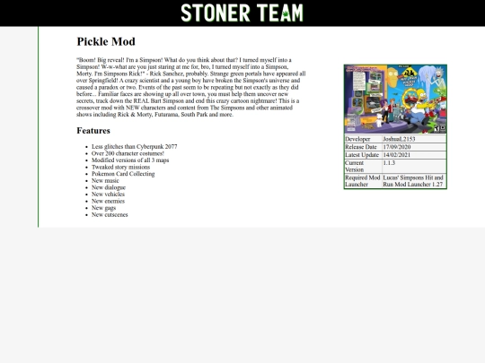 pickle-mod screenshot