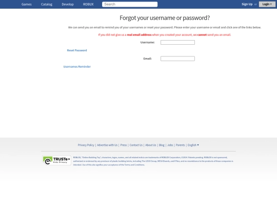 Login/ResetPasswordRequest.aspx screenshot
