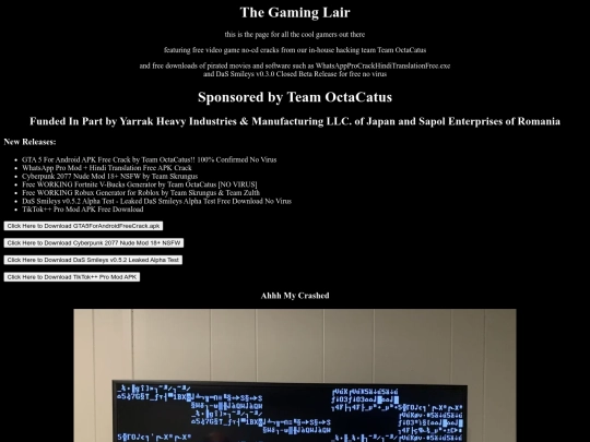 gaming screenshot