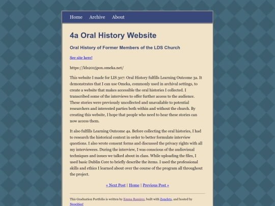 posts/4a-Oral-History-Website screenshot