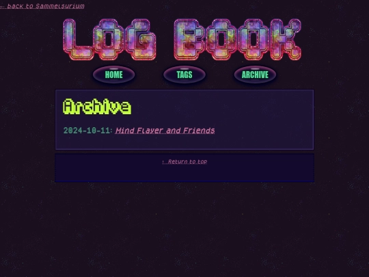log/archive screenshot