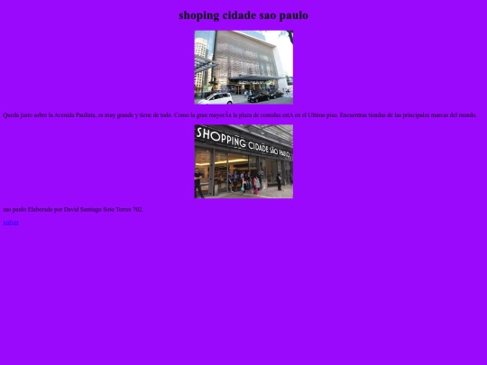 shoping cidade sao paulo screenshot