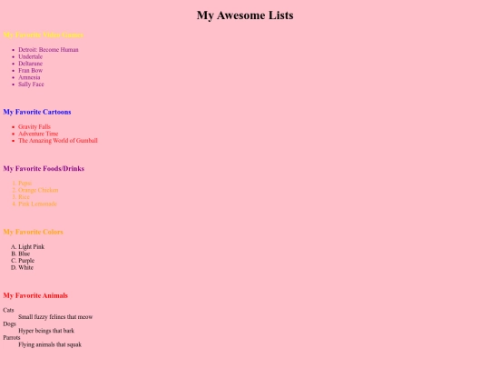 classwork/favorites screenshot