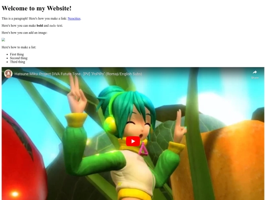 test screenshot