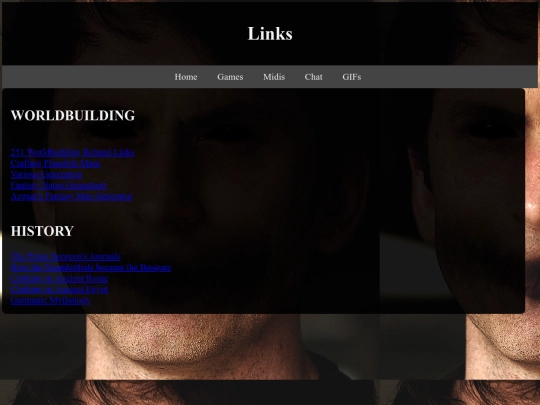 links screenshot
