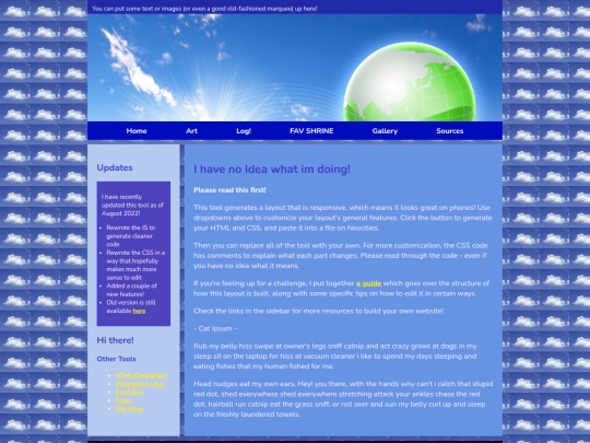index screenshot