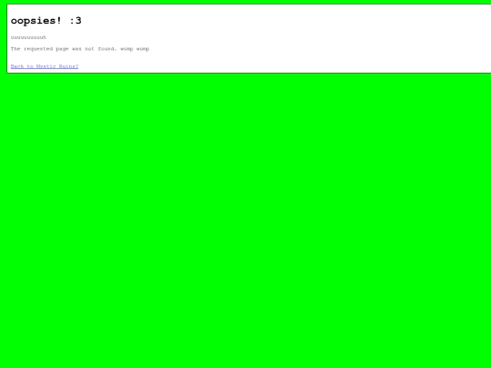 not_found screenshot