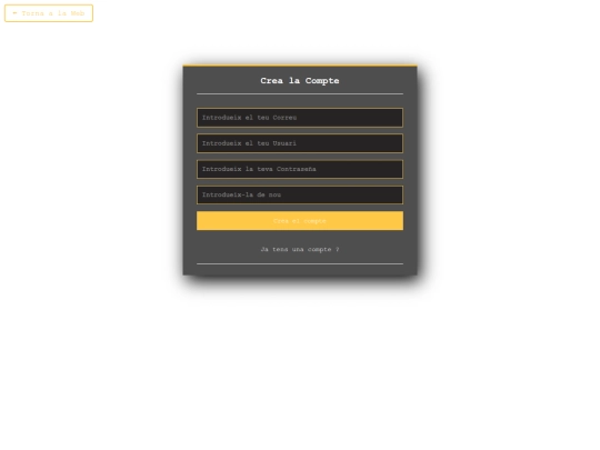 Paginas secundarias de pagina wev/Crear-cuenta screenshot