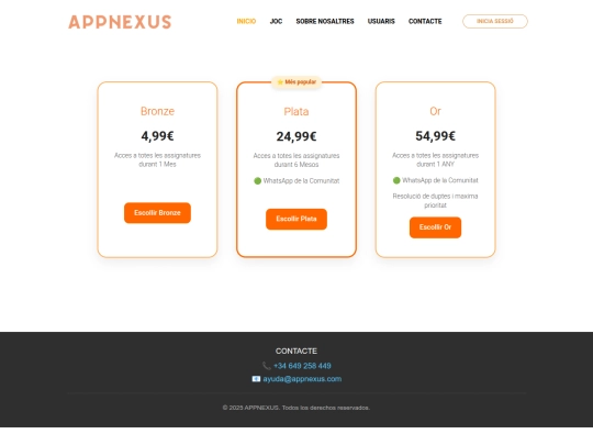 usersplans screenshot