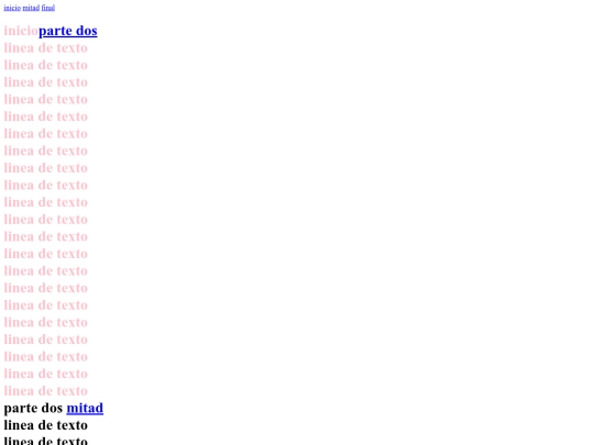 html/enlaces screenshot