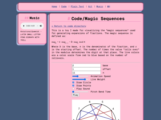 code/magic-sequences screenshot
