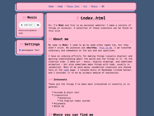 index screenshot
