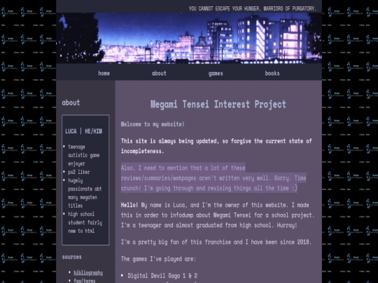 index screenshot