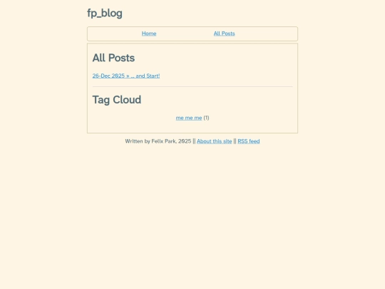 blog/archives screenshot