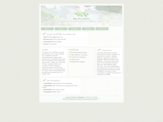 contact screenshot