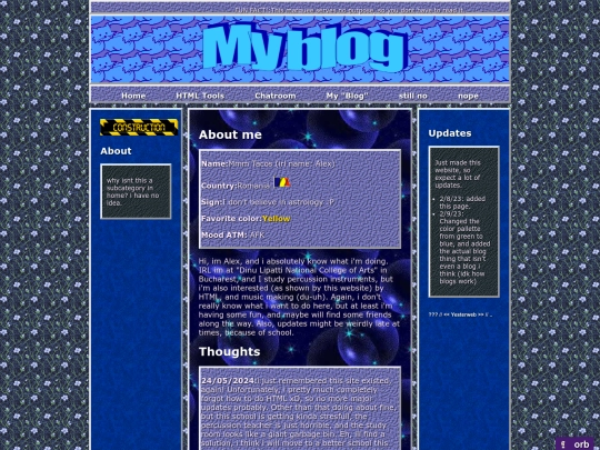 blog screenshot