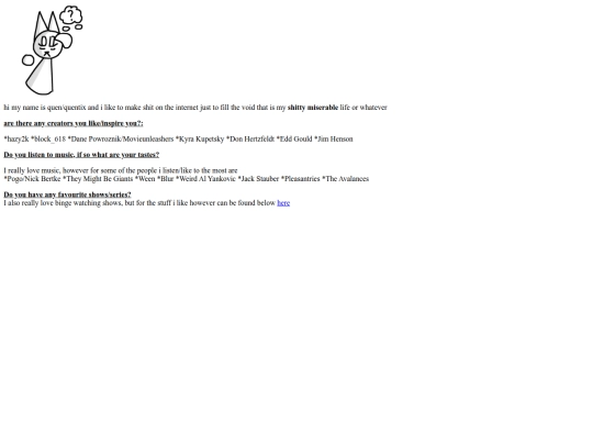 info screenshot