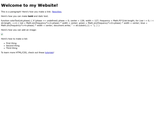 index screenshot