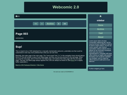 web screenshot