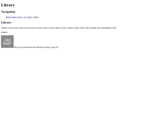 library screenshot