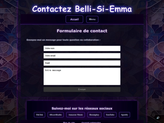 page/contact screenshot