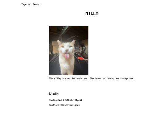 cats/milly screenshot