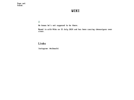 cats/wiki screenshot