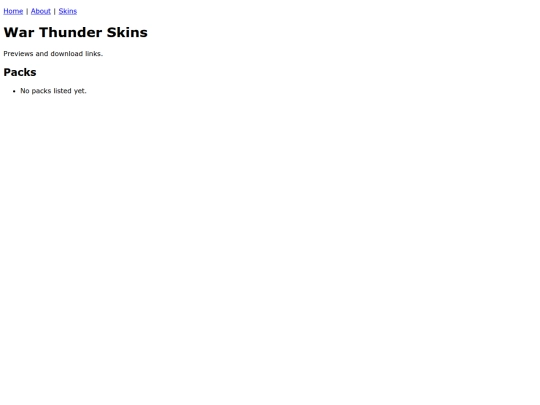 skins screenshot