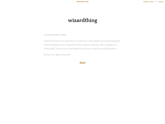 wizardlanding/wizardthing screenshot