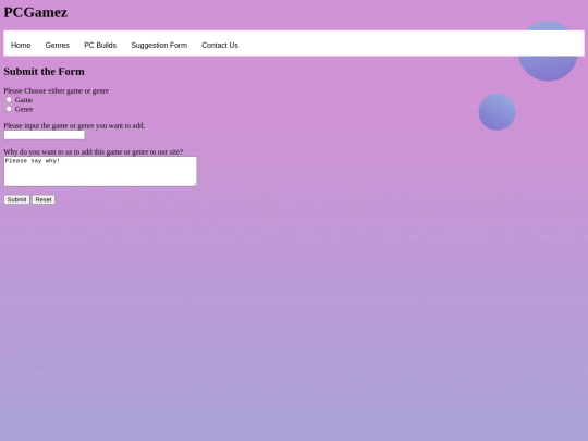 form screenshot