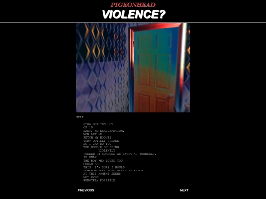 poems/door screenshot