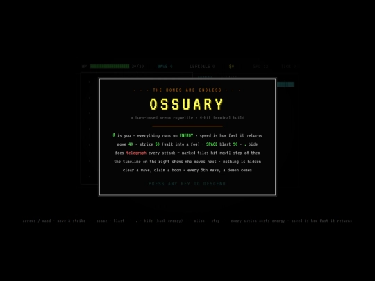 ossuary/ossuary screenshot