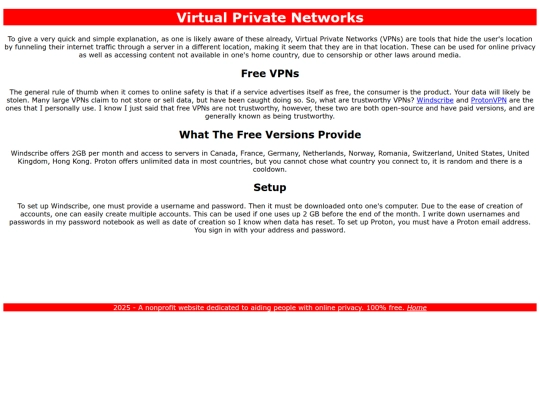 vpns screenshot