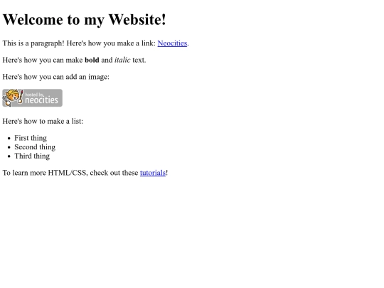 index screenshot