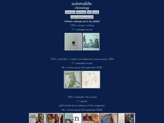 chronology screenshot