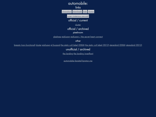 links screenshot