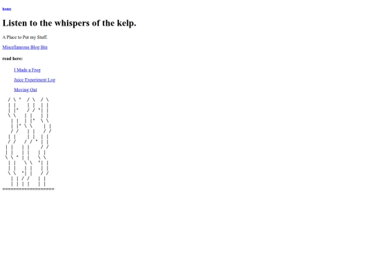 blog screenshot