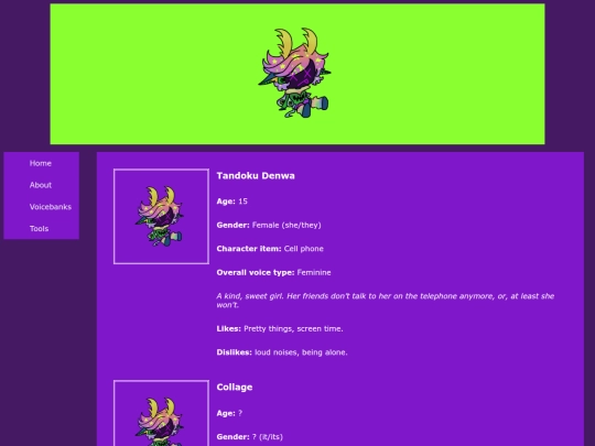 voicebanks screenshot