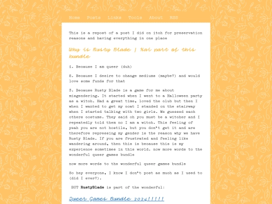 posts/2024-07-19-Rusty-Blade-is-queer screenshot
